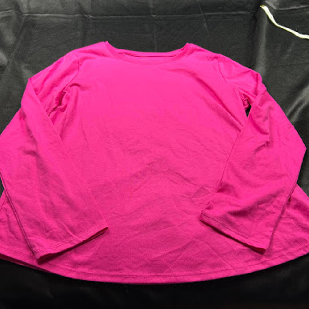 Wonder Nation WOMENS long sleeve pink shirt. Size XL